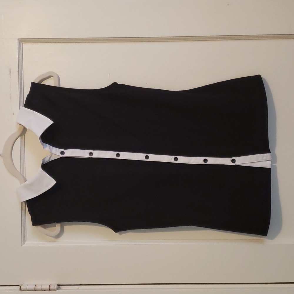 Collared Knit Shell Tank - Picture 2 of 5